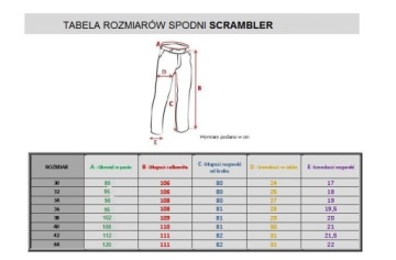 МОТОБРЮКИ SCRAMBLER CARGO GIRO JEANS L