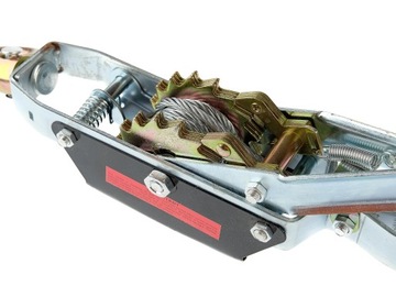 ЛЕБЕДКА, СТАЛЬНАЯ РУЧНАЯ ТАНОСНАЯ ЛЕБЕДКА, 4Т, 4000 КГ, 2 КРЮКА