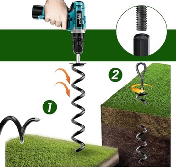 НАБОР ИЗ 4 ШТ. ЯКОРЯ ДЛЯ ЗЕМЛЯ ДЛЯ КЕМПИНГОВЫХ ПАЛАТОК ЯКОРЬ ДЛЯ батута