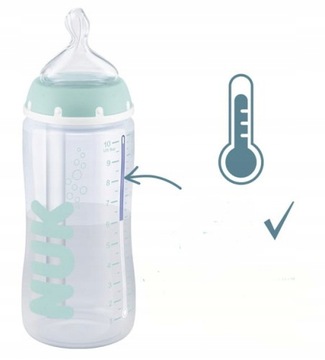 NUK butelka FC+ 300ml ANTI-COLIC smoczek 0-6m M