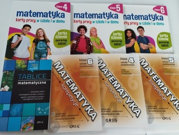 MATEMATYKA kl 4-6 Tablice + Korepetycje + Karty Pracy x7. Nauka w domu i sz