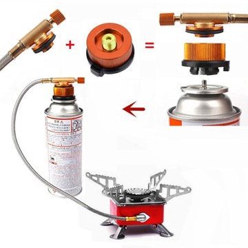 СКЛАДНАЯ ПОРТАТИВНАЯ ПЛИТА Половина + АДАПТЕР + НАБОР 4 КАРТРИДЖЕЙ