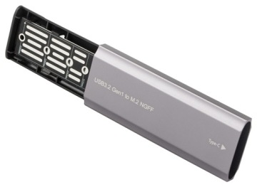 Корпус адаптера накопителя m.2 sata ngff usb 3.1 usb type-c 2230-2280 мм