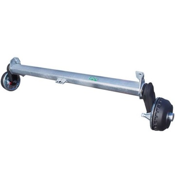 Oś hamowana AL-KO do przyczepy ciężkiej / lawety 1350kg 1450mm 1900mm 5x112