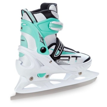 Роликовые коньки Регулируемые коньки 4в1 RAVEN Profession White/Mint 28-32