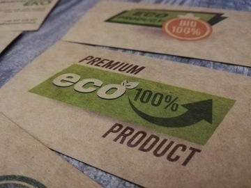 Экологические визитки со скругленными углами, 250 шт.