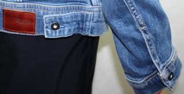 Pepe Jeans - damska kurtka jeansowa PL400755CF7 oryginalna śliczna - XL