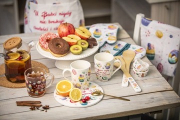 Altom Design Grandma Słodłości кухонная лопатка и бамбуковая ложка, 2 шт.