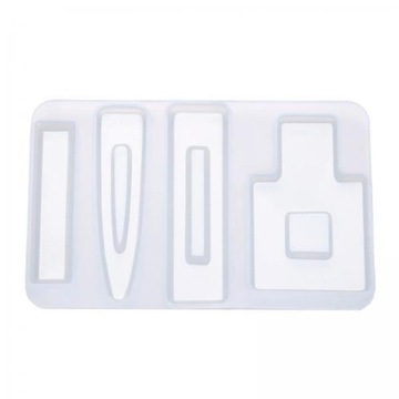 2x2 sztuki Silikon DIY DIY Odlew do szpilek do włosów z żywicy epoksydowej