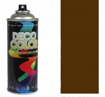LAKIER SPRAY FARBA DECO COLOR 400ml brązowy orzech