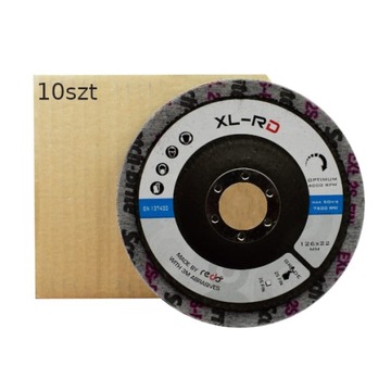 DYSK WŁÓKNINA SPRASOWANA 126x6x22 2S FIN 10 szt.