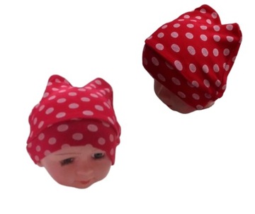 Czapka noworodek wcześniak 24-26 cm