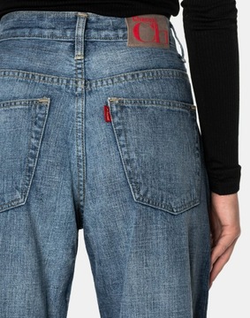 Spodnie Dziewczęce Szwedy Szerokie Nogawki J81D W27/150 JEANS PRZECENA