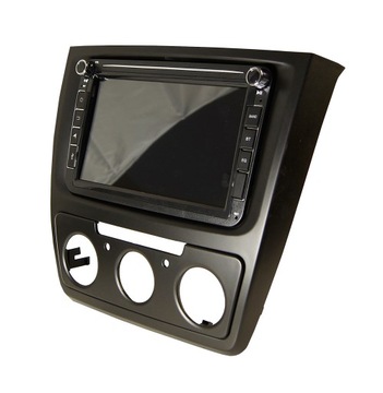 Маскирующая рамка на магнитолу Skoda Yeti 2009-2017 гг.