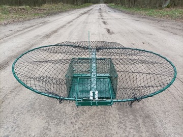 Капкан, живолов для ястребов, канюков и ворон с корзиной