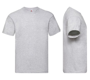 T-SHIRT KOSZULKA Original Fruit Heather Grey S