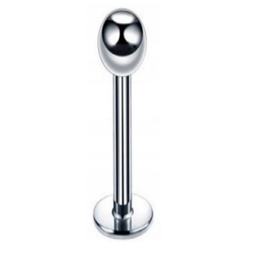 Labret z kuleczką Kolczyk do Wargi, Ucha, Brody 1,2/8/3 mm STAL