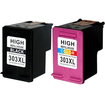 Чернила для HP 303 BK XL + 303 CMY XL 6220 6230 6234 7920e 7830 7130 7200 7900