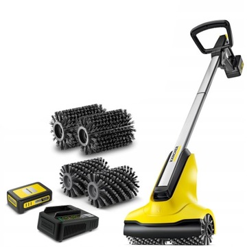 Szczotka elektryczna Karcher PCL 3-18 Battery Set + wałki do mycia kamienia