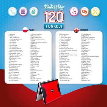 ОБРАЗОВАТЕЛЬНЫЙ НОУТБУК ДЛЯ ДЕТЕЙ KINDERPLAY, 120 ВАРИАНТОВ