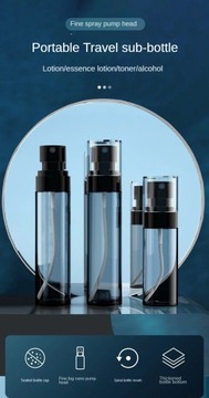 Бутылка-распылитель 30 мл 60 мл 80 мл 100 мл 120 мл Fine Mist Долив в бутылки Travel