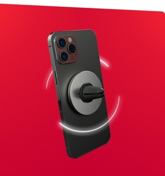 Автомобильный держатель Hama MagLock Vent для решетки MagSafe для Iphone 12 13 14 15