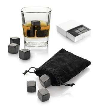Whisky kamienie Z ATESTEM na prezent w woreczku