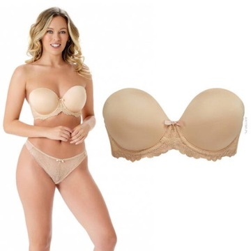 70B 32B Gossard biustonosz bardotka push up