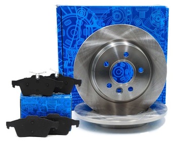 2X TARCZE + KLOCKI HAMULCOWE Tył FORD C-MAX FOCUS MK2 MK3 ,VOLVO C30 C70