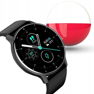 SMARTWATCH MĘSKI GRAVITY SMS FB MENU PL +GRAWER POWIADOMIENIA SPORTOWY