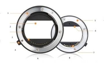 Макропереходные кольца SONY E NEX MEIKE AF