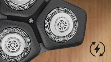 АККУМУЛЯТОРНАЯ БРИТЬВА PHILIPS + ГОЛОВКА 360-D TRAVEL CASE