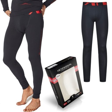 HENDERSON termoaktywne KALESONY termiczne GETRY termoaktywna czarny r. L