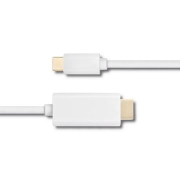 Адаптер USB-кабеля длиной 2 м USB-C, тип C / HDMI 4K Qoltec