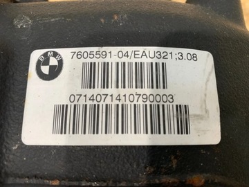 BMW F20 F30 F32 NÁPRAVA DIFER DIFERENCIÁL ZADNÍ 3.08 7605591