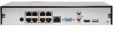 Rejestrator IP DAHUA NVR4108HS-8P-4KS2/L 8xPoE video recorder 8MP 4K