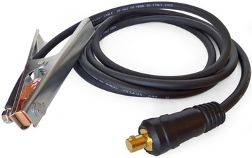 Kabel masowy do spawarki przewód 25mm2 wtyk 35 3m