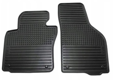 DYWANIKI GUMOWE CZARNE SKODA OCTAVIA II ORYGINALNE