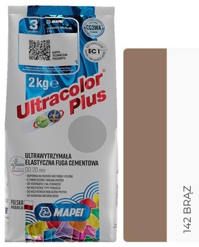 MAPEI FUGA Ultracolor Plus 142 BRĄZ 2kg