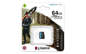 Карта памяти Kingston Canvas Go! Плюс 64 ГБ