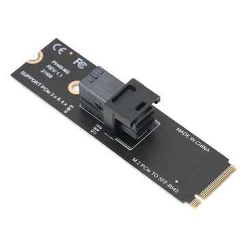 Карта расширения адаптера M.2 NVME — U.2 64 GT/S