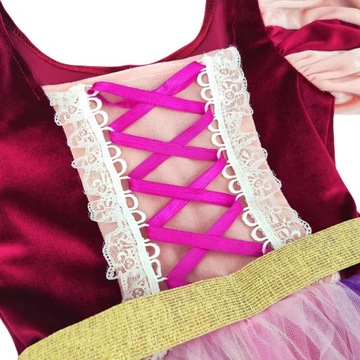 Рапунцель наряд запутанное платье костюм принцессы для мяча 128 134