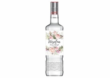 Etykiety Naklejki na Wódkę weselną ślub 0,5l