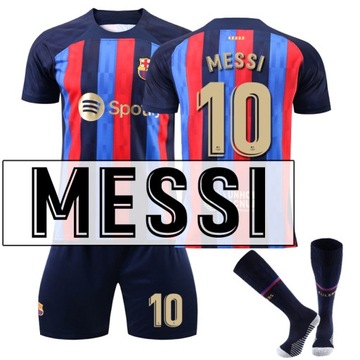 Komplet koszulek piłkarskich Barcelona home Nr 10 MESSI