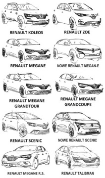 Чехол для карты RENAULT Megane Clio Austral Captur Arkana Kadjar Rafale Symbioz