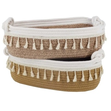 БОХО-ОРГАНИЗАТОР ДЛЯ ХРАНЕНИЯ корзина-контейнер для косметики игрушки для ванной комнаты