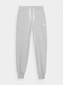 СПОРТИВНЫЕ БРЮКИ 4F ЖЕНСКИЕ, СПОРТИВНЫЕ ДЖОГГЕРЫ, КОМФОРТНЫЙ ХЛОПОК, СЕРЫЙ, размер M