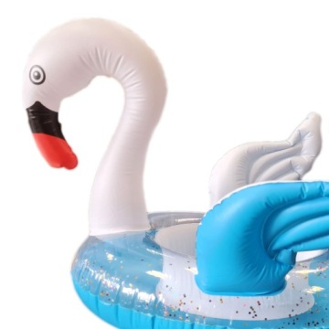 КОЛЕСО ДЛЯ ПЛАВАНИЯ, НАДУВАЕМОЕ В ВОДУ ДЛЯ БАССЕЙНА FLAMING GLITTER SWAN 60 см