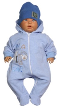 Ползунки ДЕТСКИЕ, размер 68, синий.