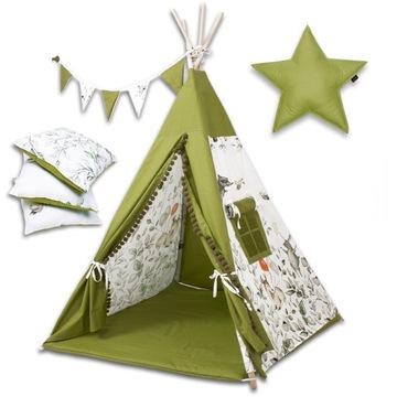 TIPI namiot dla dzieci, wigwam, teepee, domek